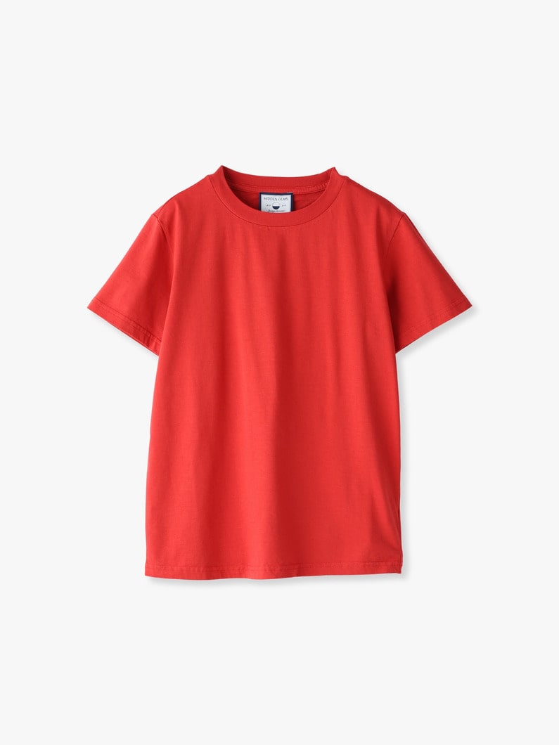 Suvin Recycle Organic Cotton Basic Tee 詳細画像 red