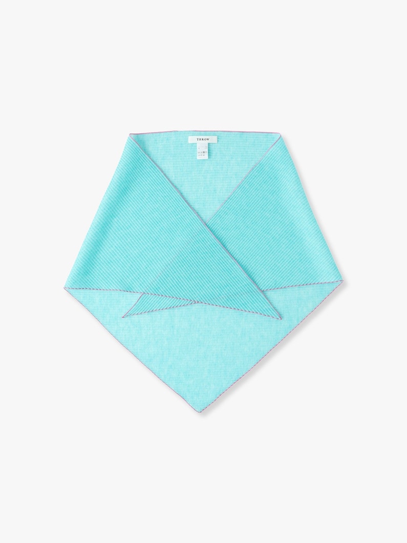 Vanda Cristal Pleats Triangle Scarf 詳細画像 blue 3