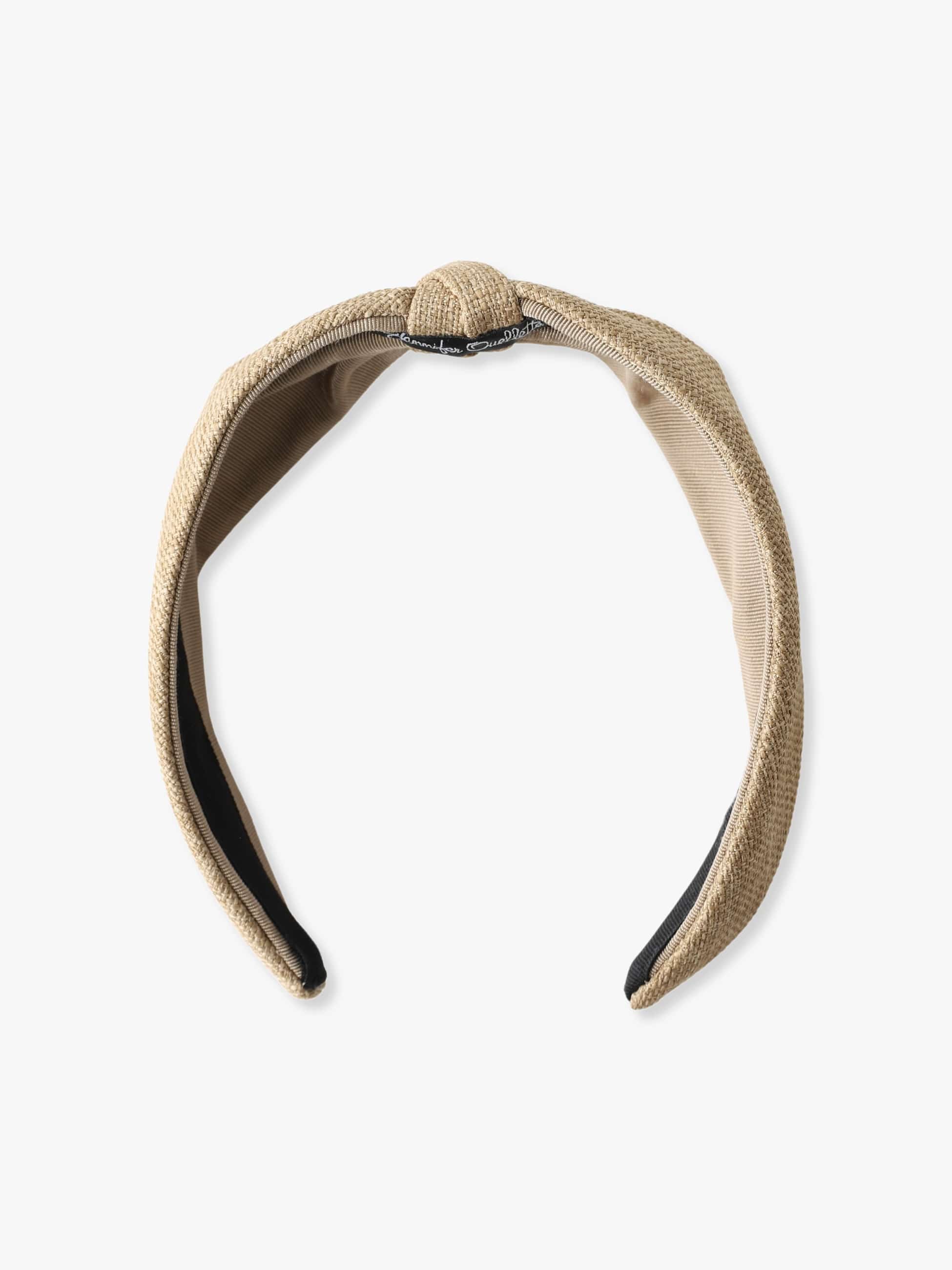 Raffia Divot Headband｜Jennifer Ouellette(ジェニファー オーレット 