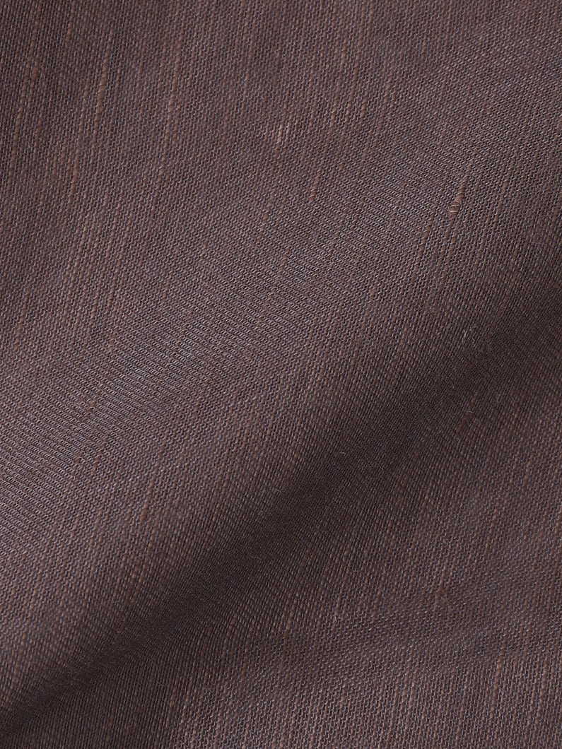 Linen Modal Silk Melange Solid Stole 詳細画像 brown 2