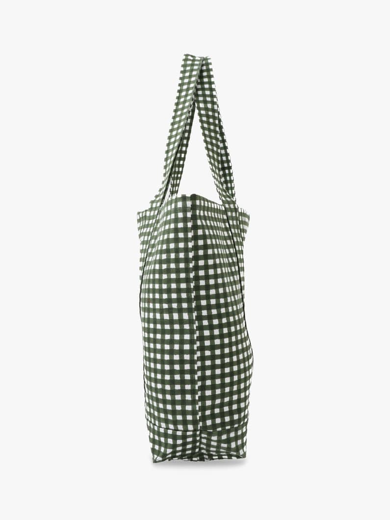 Checkered Small Tote Bag 詳細画像 green 1