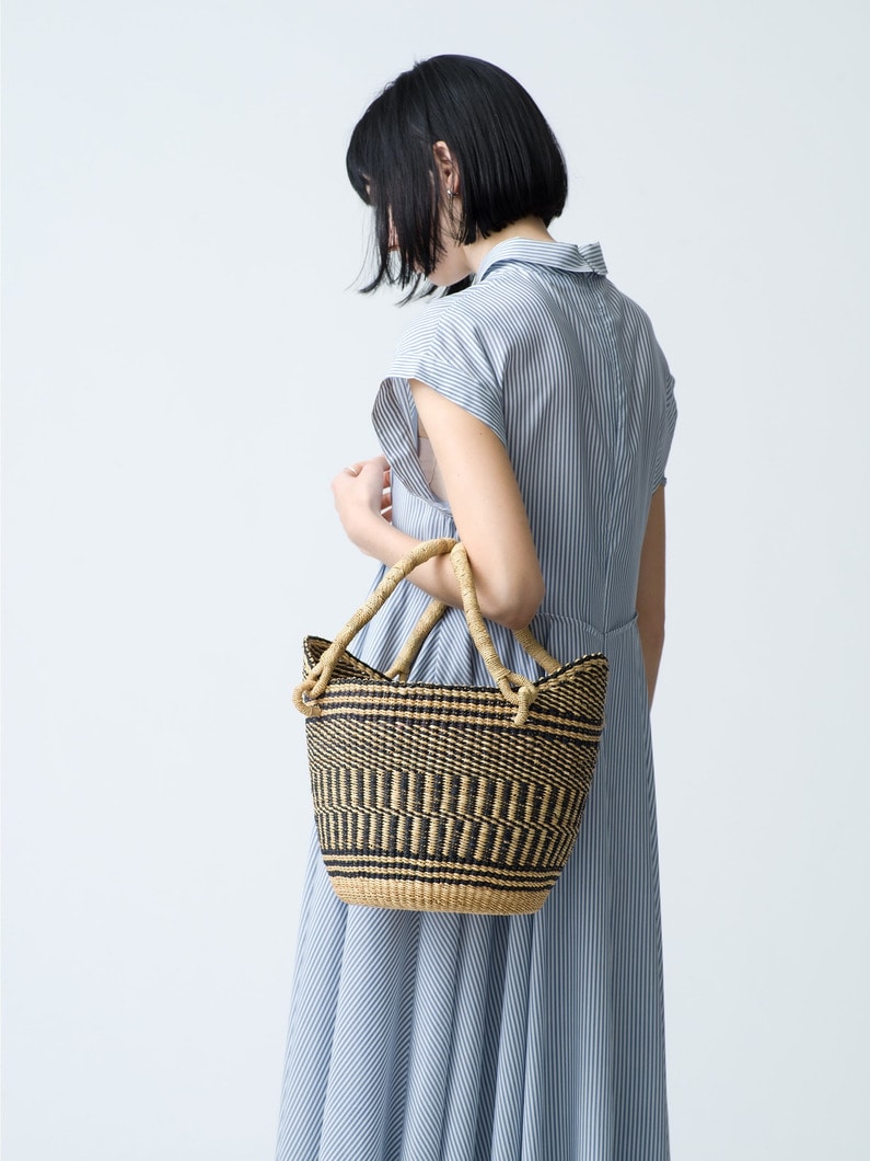 Striped Basket Bag｜CABANABASH(カバナバシュ)｜Ron Herman