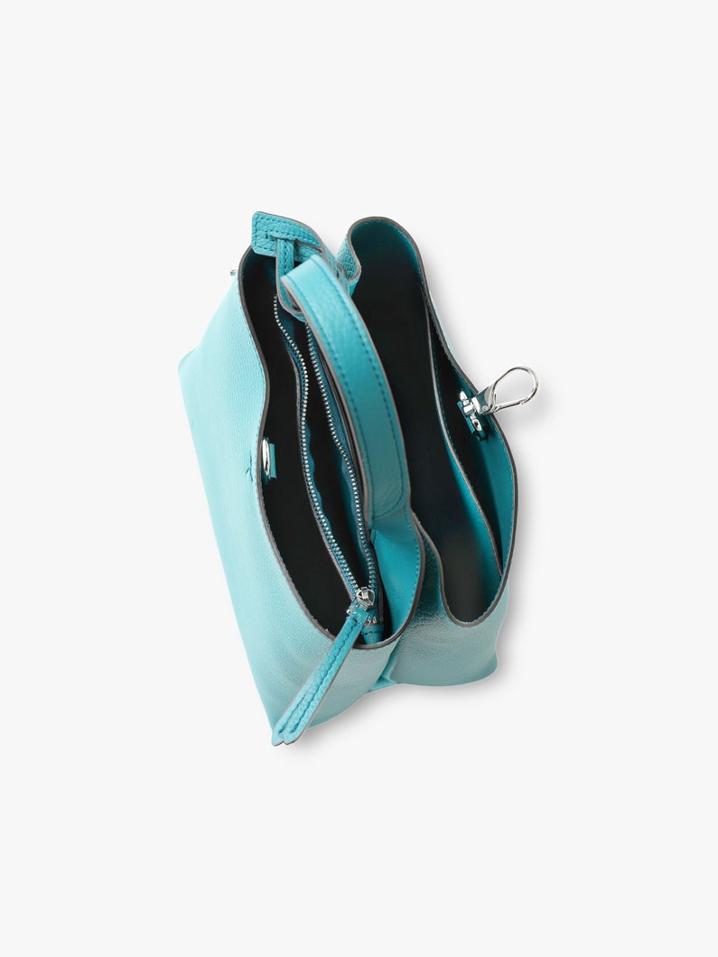 Apa Mini T Pendant Bag (blue/light beige) 詳細画像 light beige 5