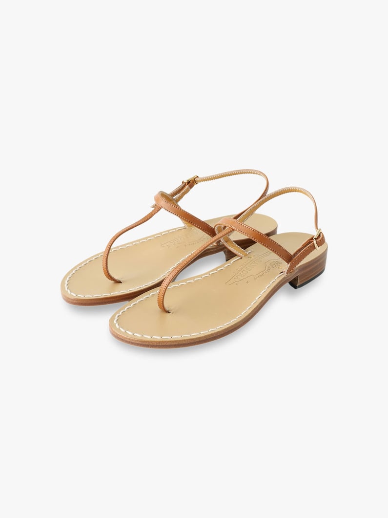 Gail Gold Buckle Sandals 詳細画像 brown 2