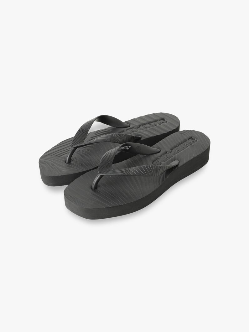 Tapered Platform Sandals (women) 詳細画像 black