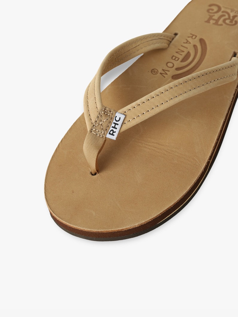 Double Layer 1/2 Narrow Sandals (women / ivory / brown) 詳細画像 ivory 6