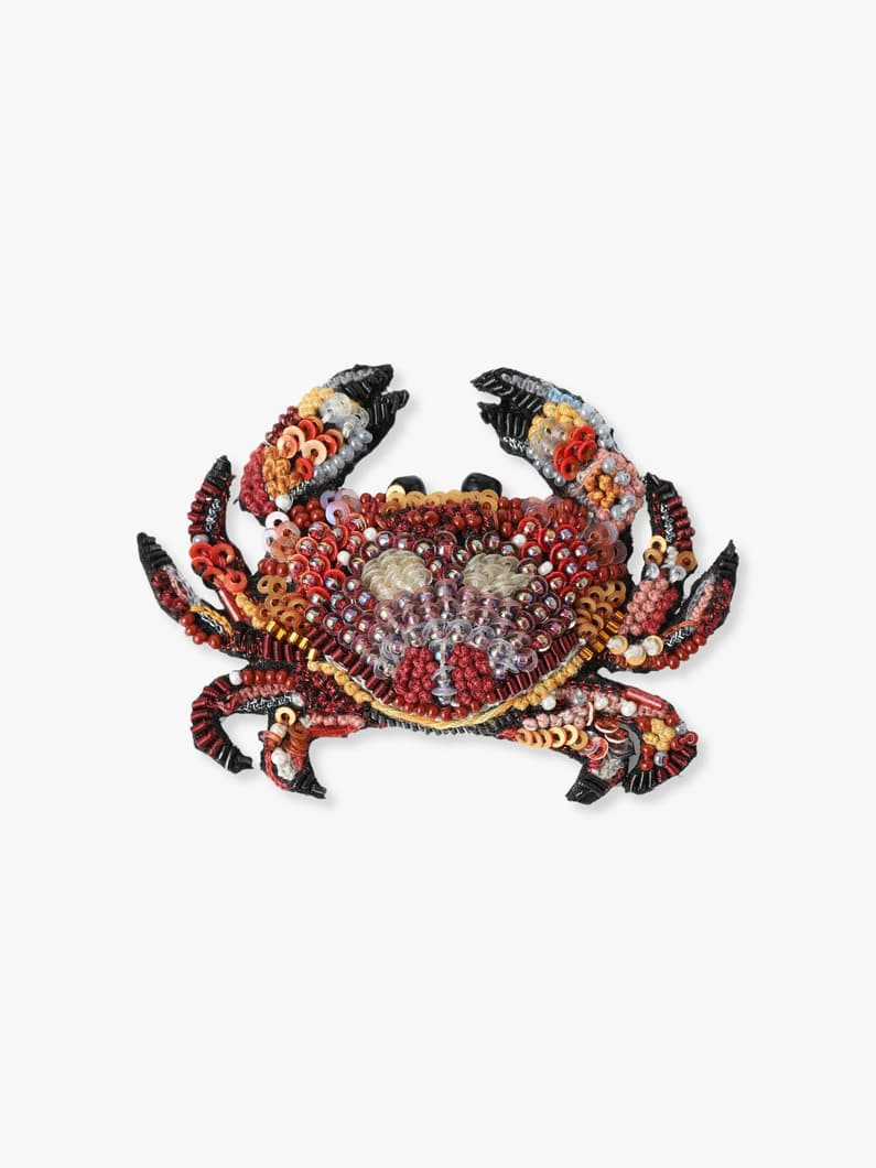 Orange Stone Crab Brooch 詳細画像 other 1