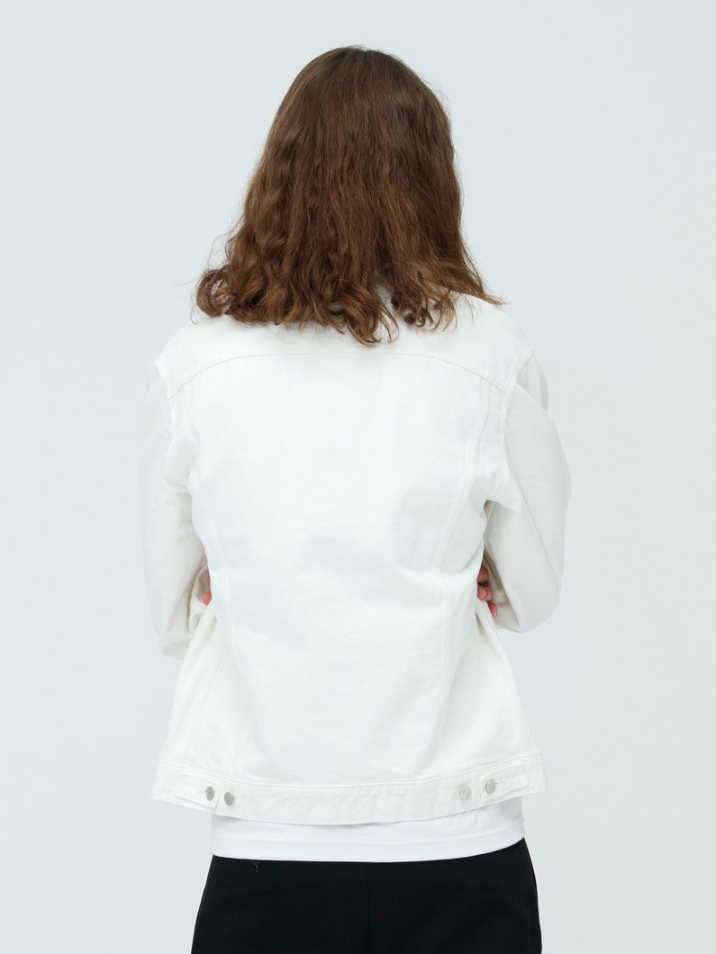 ホワイト デニムジャケット 詳細画像 white 3