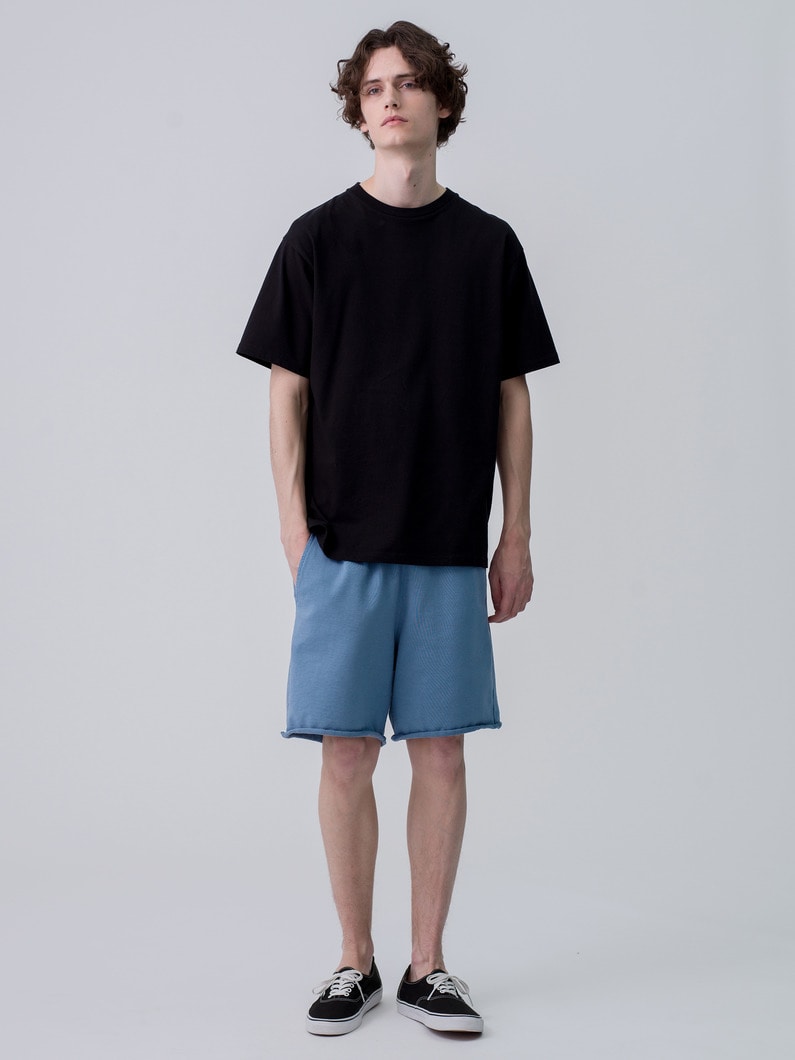 Corcoran Terry Wide Fit Sweat Shorts 詳細画像 blue 2