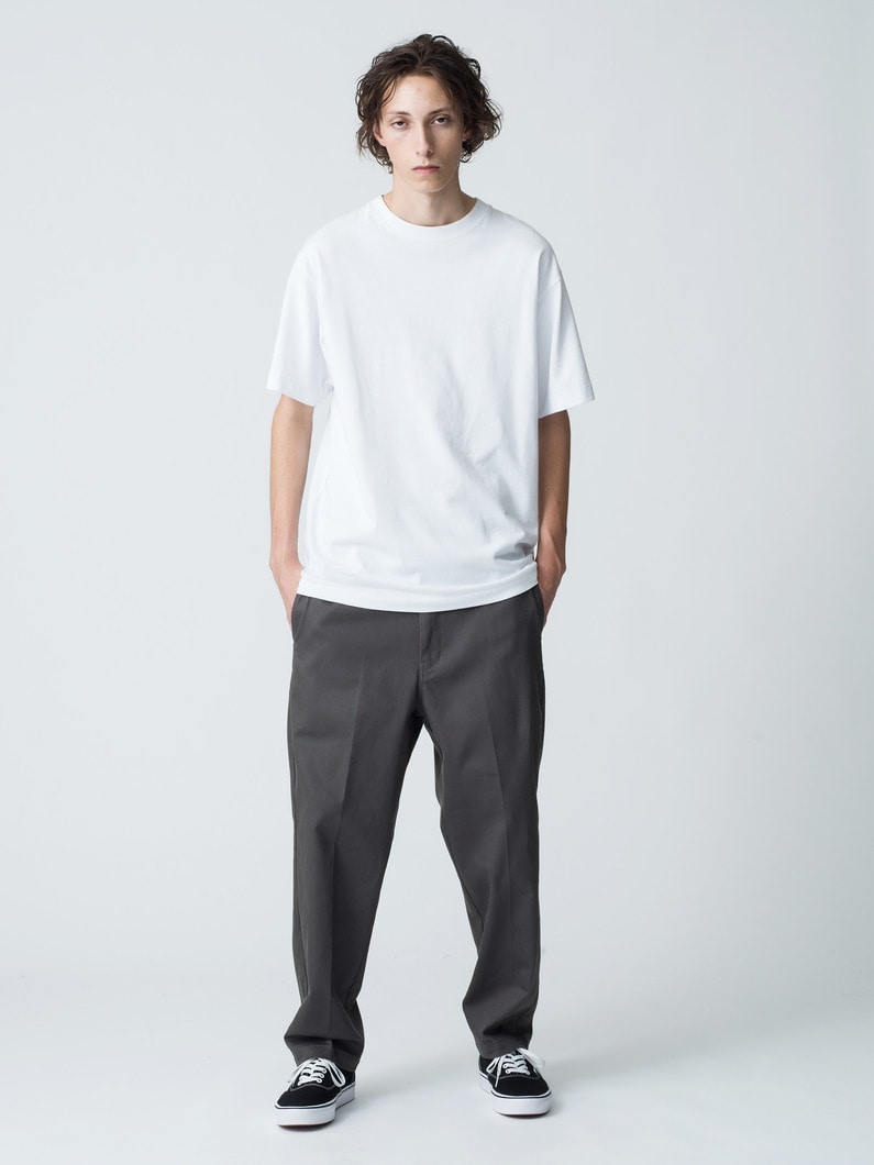 Organic Cotton Wide Fit Pants 詳細画像 gray 2