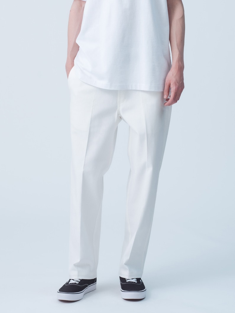 Organic Cotton Straight Fit Pants 詳細画像 white 1