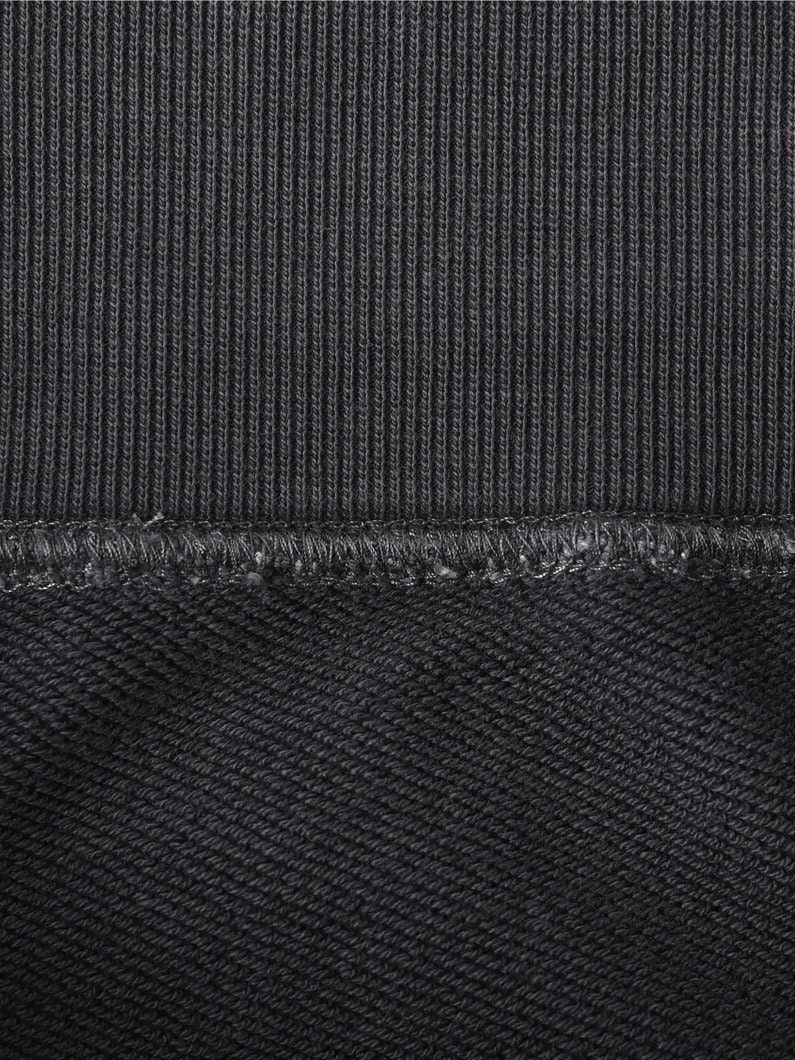 Black Garment Dyed Sweat Shorts 詳細画像 black 3
