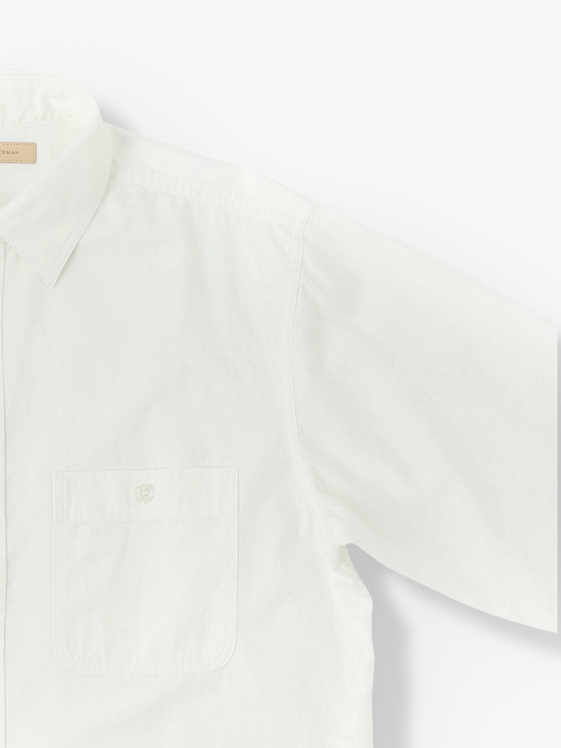 White Chambray Shirt 詳細画像 white 2
