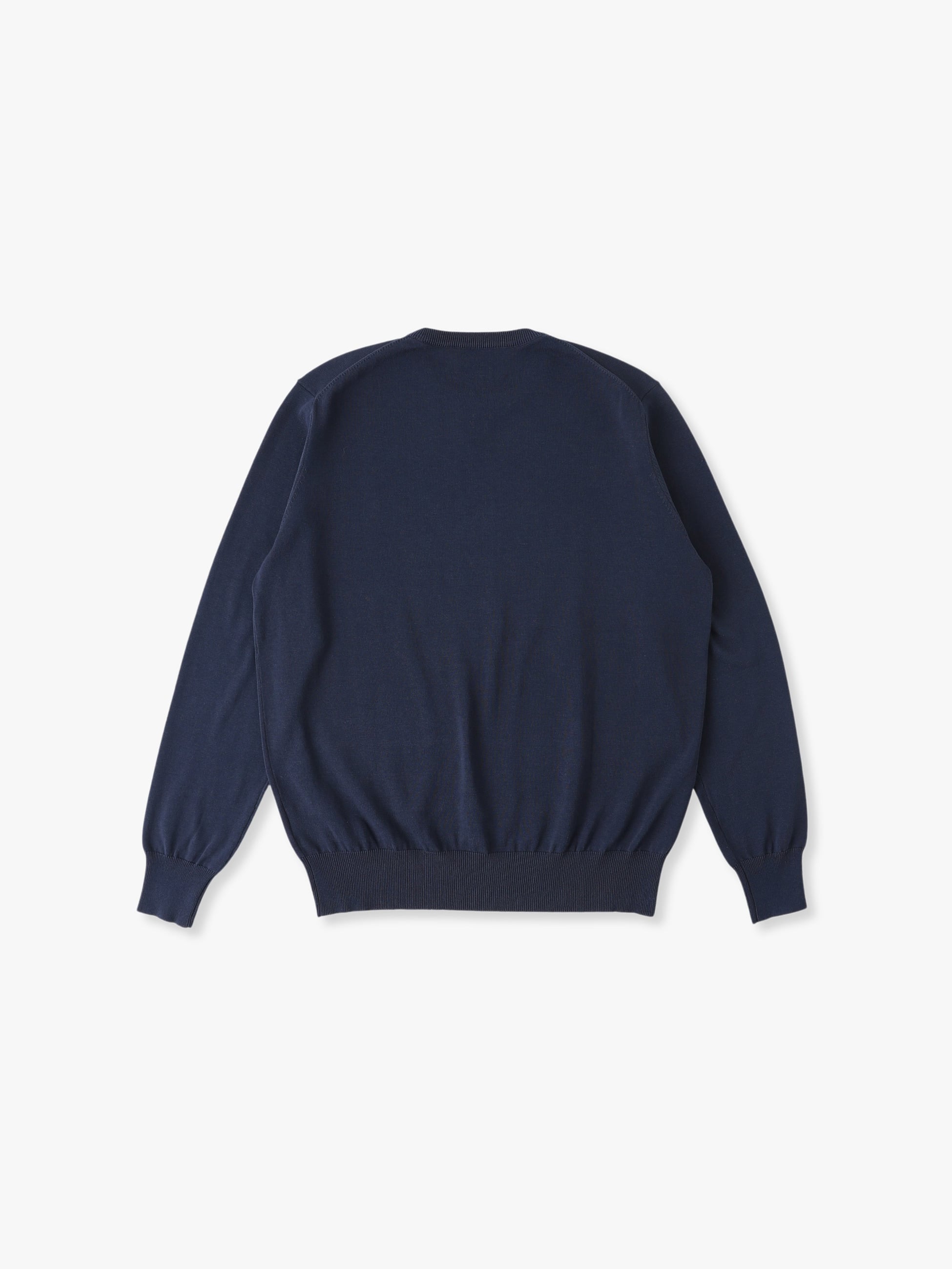 High Twisted Cotton Knit Pullover 詳細画像 navy 1