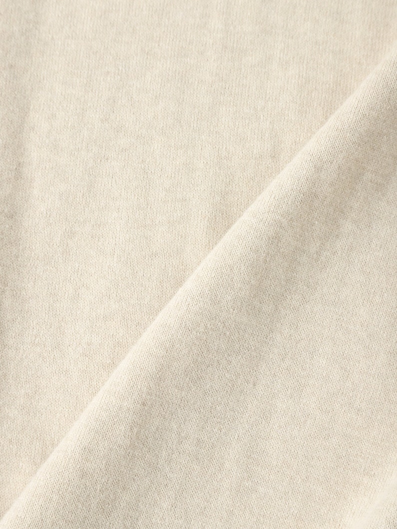 Cotton Knit Short Sleeve Shirt 詳細画像 beige 3