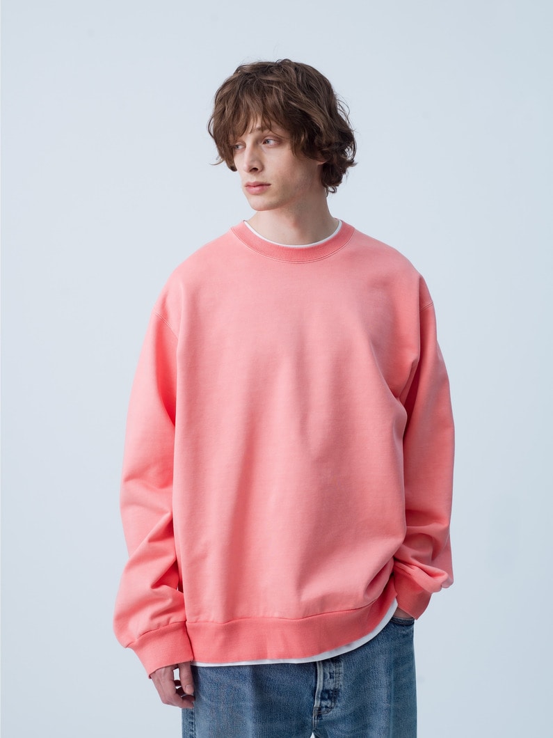 Grace Washed Sweat Pullover 詳細画像 red