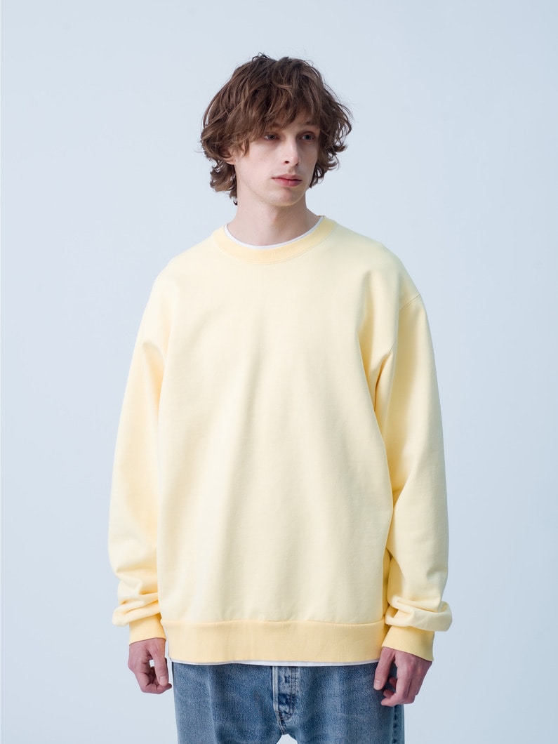 Grace Washed Sweat Pullover 詳細画像 yellow