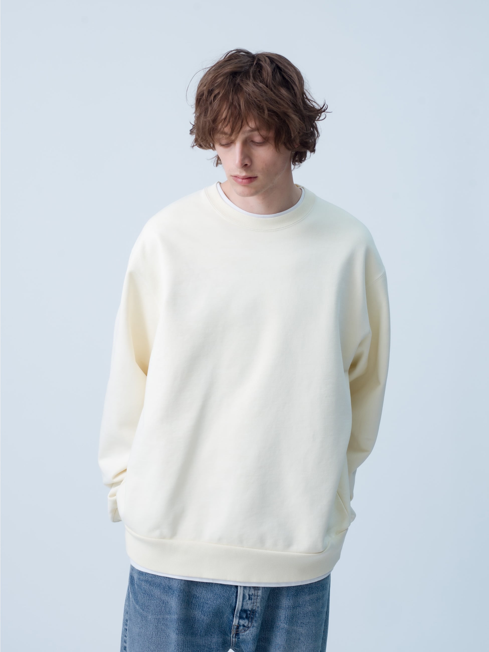 Grace Washed Sweat Pullover 詳細画像 ivory 1