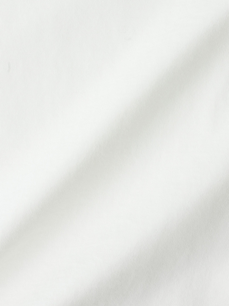 Albini Organic Cotton Long Sleeve Tee 詳細画像 white 3