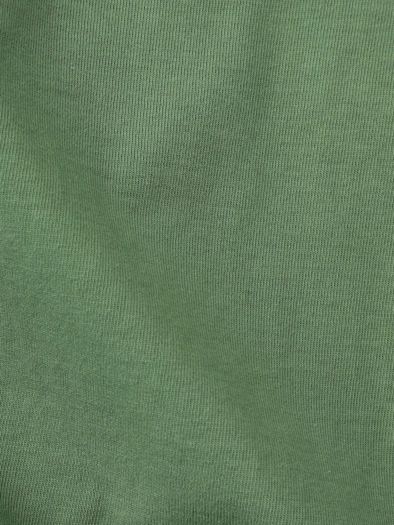 Organic Cotton Compact Yarn Long Sleeve Tee 詳細画像 green 3