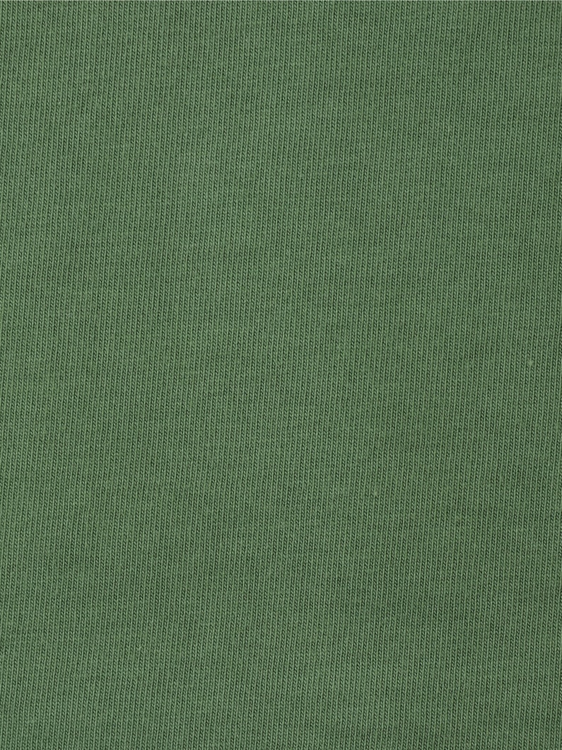 Organic Cotton Compact Yarn Tee 詳細画像 green 3