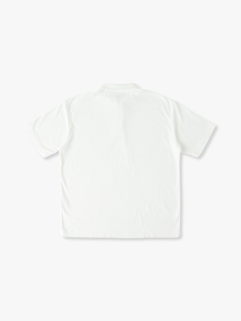 Organic Cotton Pile Polo Shirt 詳細画像 white 1