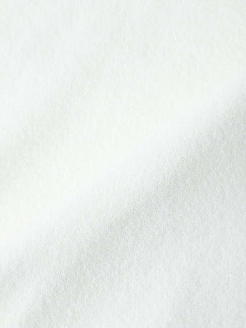 Organic Cotton Pile Polo Shirt 詳細画像 white 3
