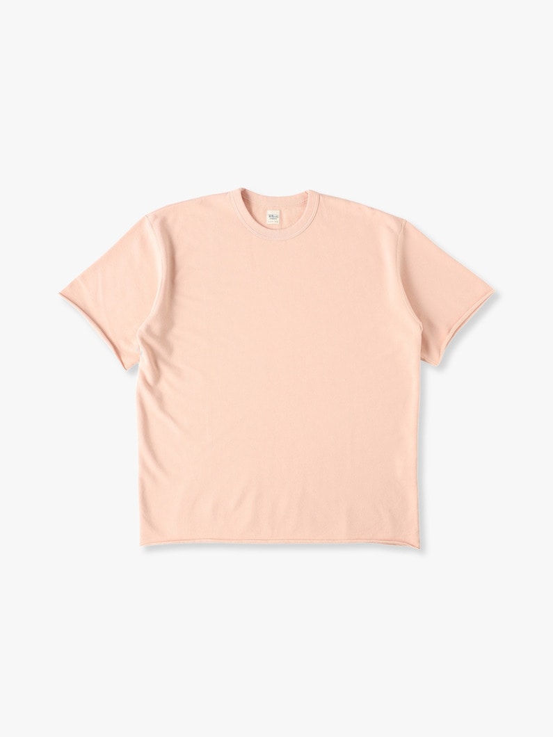 French Terry Cutt Off Tee 詳細画像 light pink