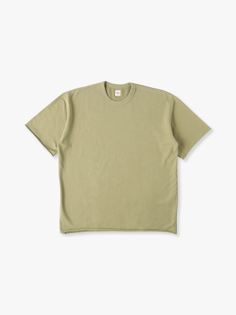 French Terry Cutt Off Tee 詳細画像 olive