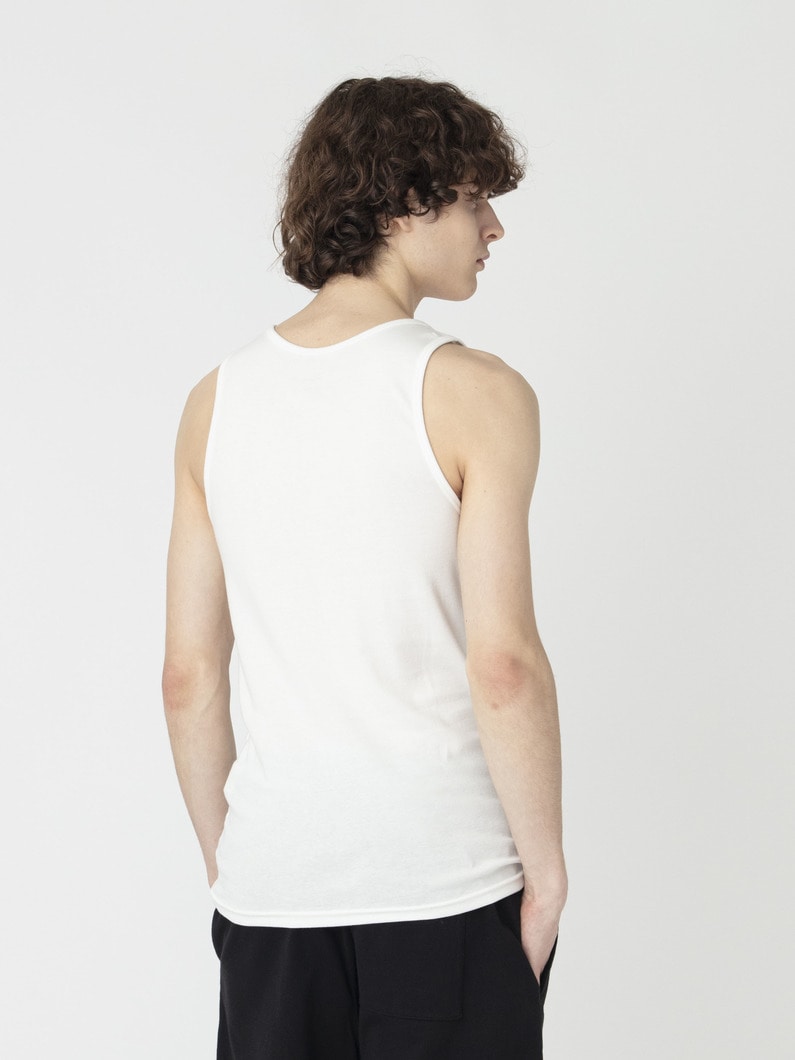 オーガニックコットン タンクトップ 詳細画像 off white 2