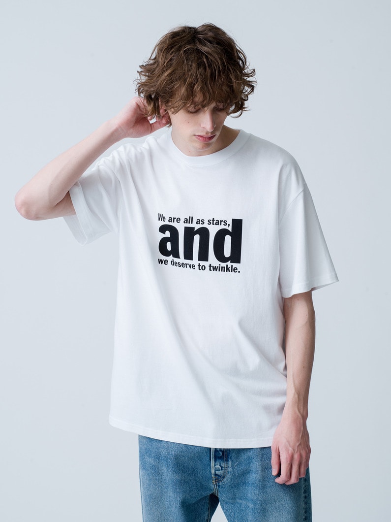 We Are All as Stars Tee（men） 詳細画像 white 1