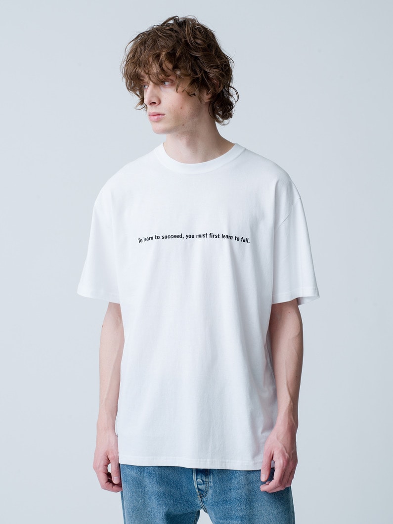To Learn to Succeed Tee（men） 詳細画像 white 1