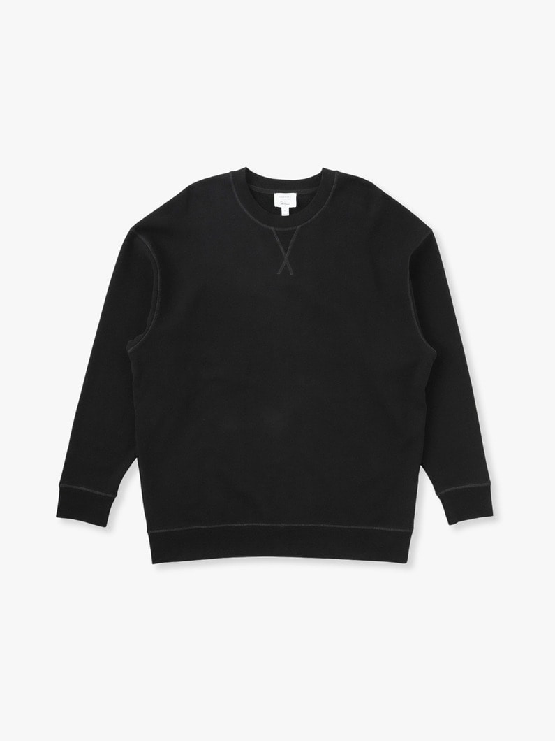 Loopback Loose Fit Sweat Pullover 詳細画像 black