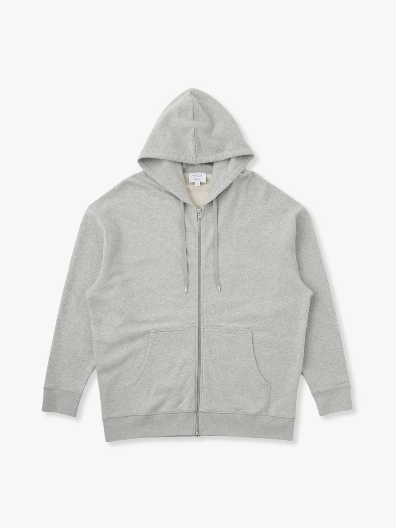 Loopback Loose Fit Sweat Zip Hoodie 詳細画像 gray 3