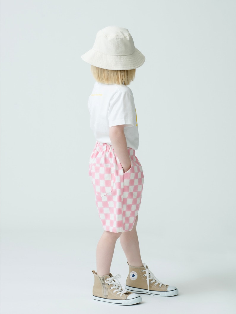 Double Checkerd Shorts (pink) 詳細画像 pink 2