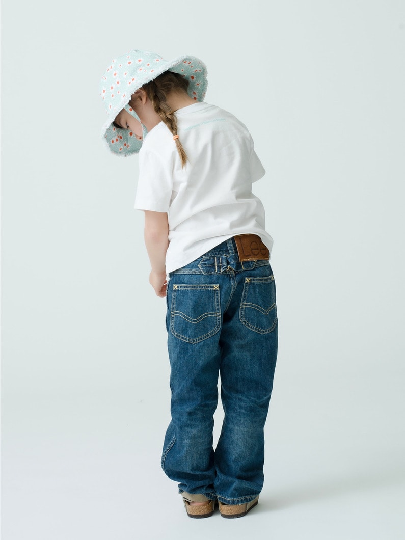 Cowboy Denim Pants (100-120cm) 詳細画像 light blue 4