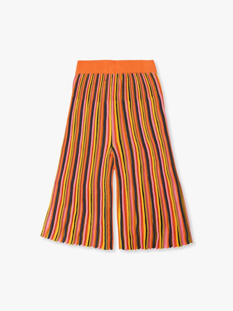 Candy Striped Accordion Pants (2-6year) 詳細画像 orange 1