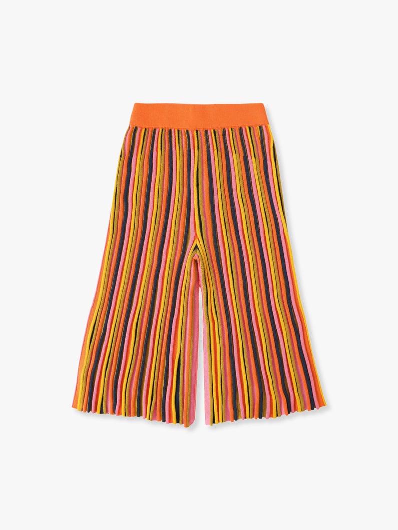 Candy Striped Accordion Pants (2-6year) 詳細画像 orange 3