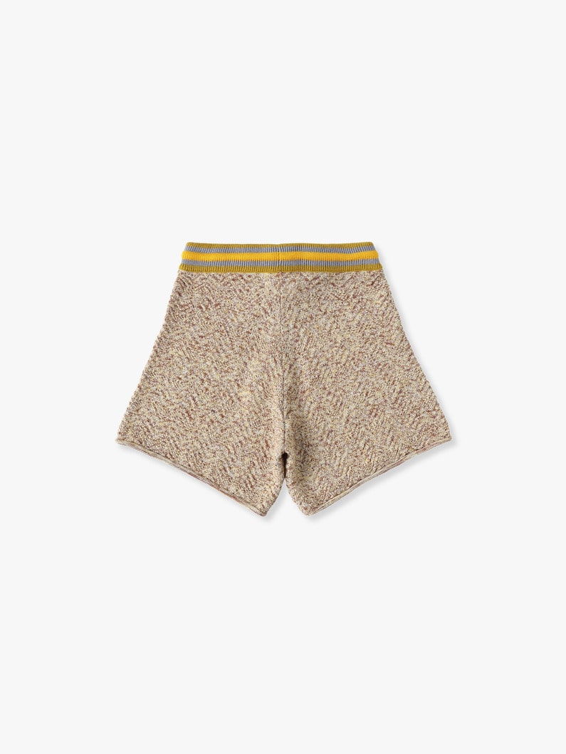 Chevron Boxer Knit Shorts (4-6year) 詳細画像 beige 1