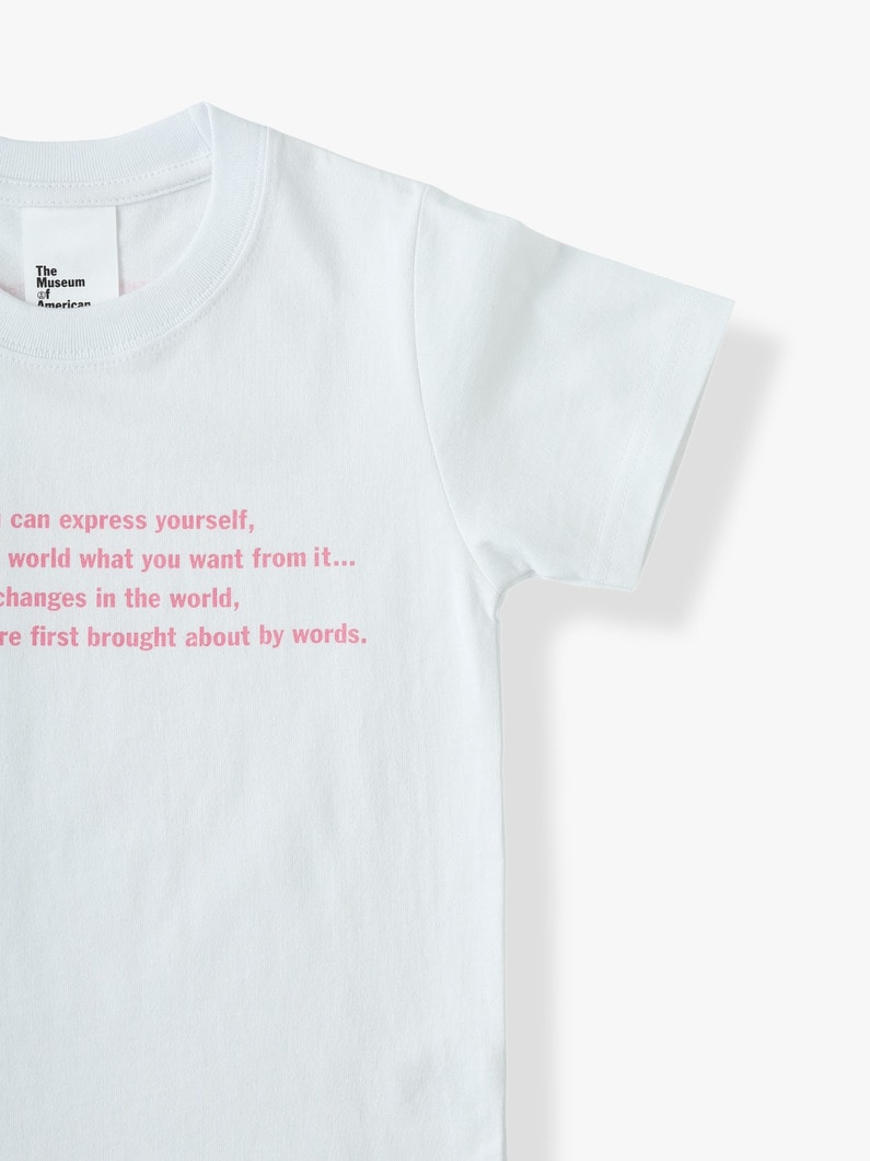 Once You Can Express Yourself Tee (kids) 詳細画像 white 2