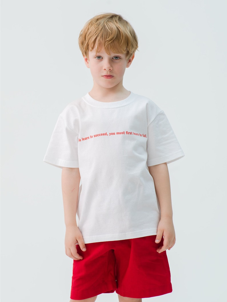 To Learn to Succeed Tee（kids） 詳細画像 white 1