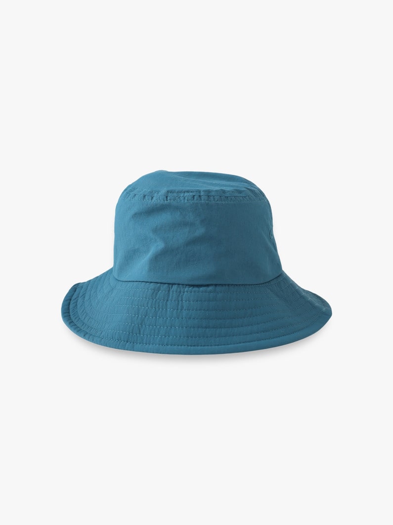 Kids Nylon Bucket Hat (off white/blue) 詳細画像 blue 2