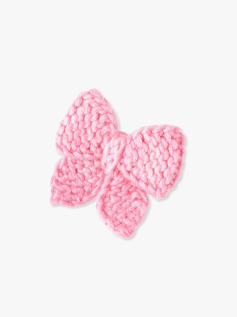 Baby Puff Bow Hair Clip Set 詳細画像 pink 1