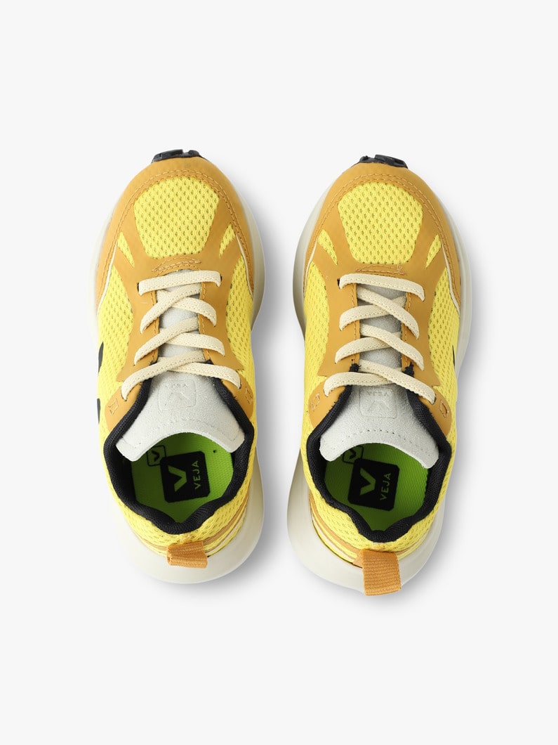 Canary Alveo Mesh Sneakers (kids/yellow) 詳細画像 yellow 4