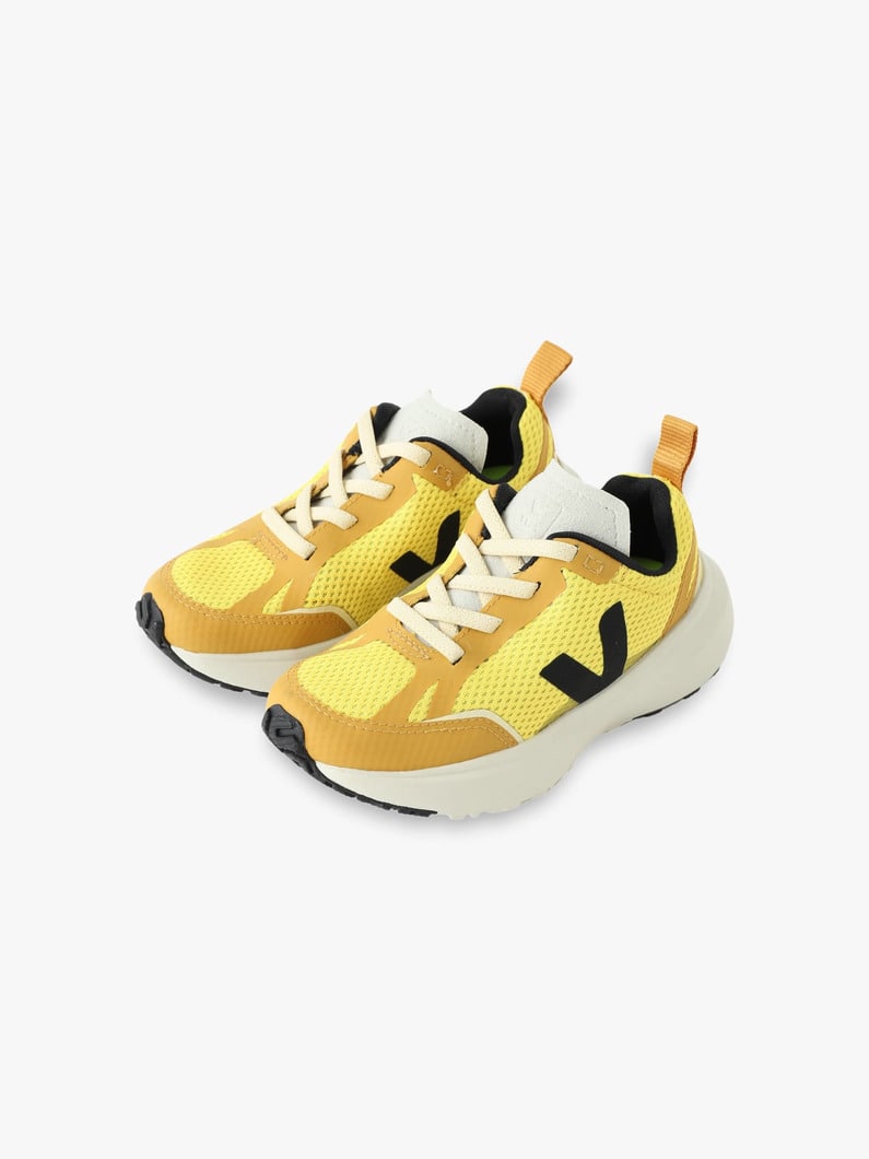 Canary Alveo Mesh Sneakers (kids/yellow) 詳細画像 yellow 1