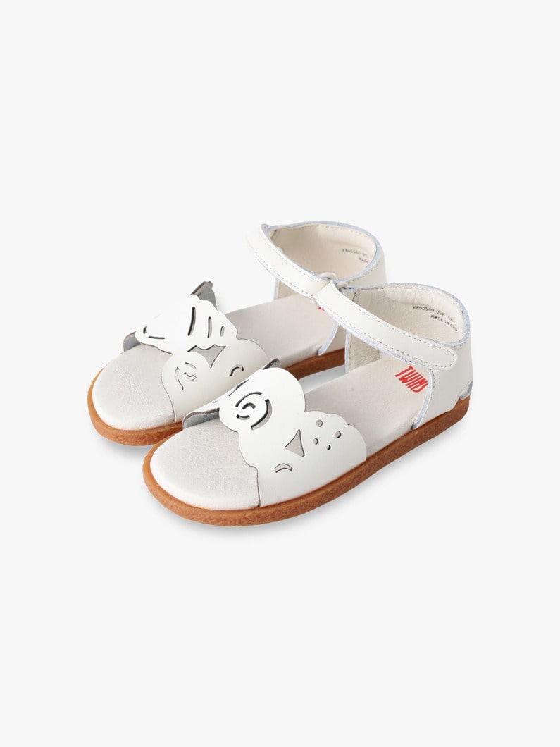 Twins Miko Sandals (13.5-16.5cm/K800560) 詳細画像 white 1