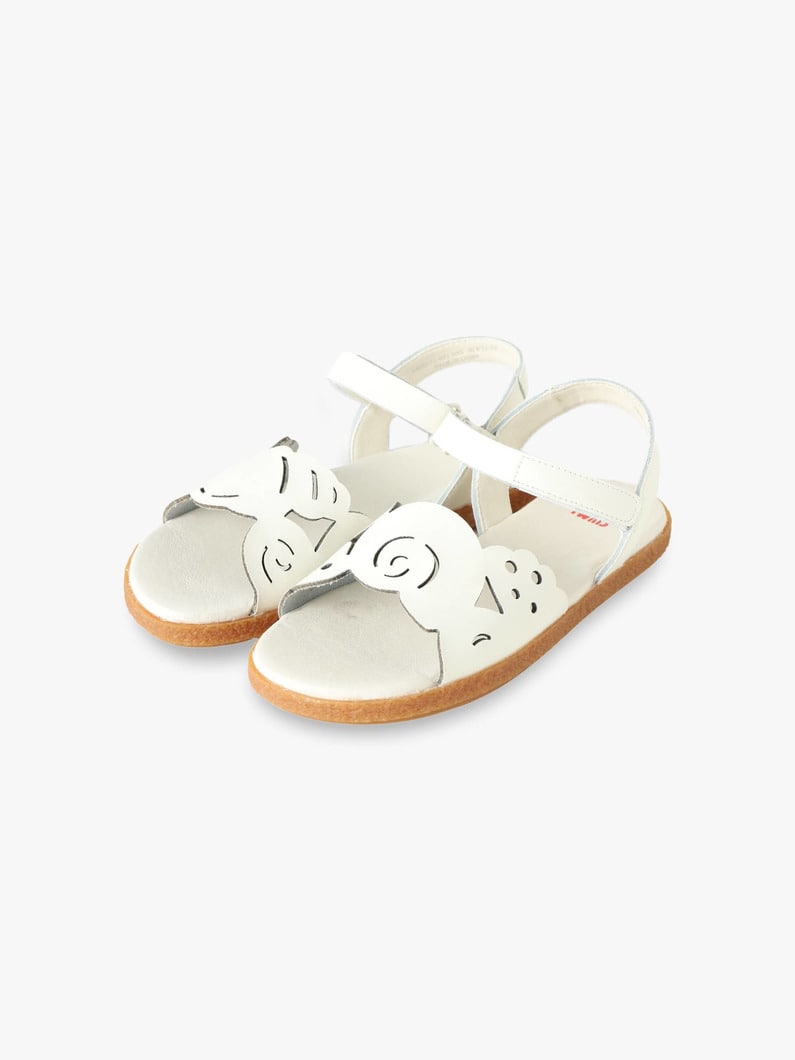 Twins Miko Sandals (18-20cm/K800571) 詳細画像 white 1