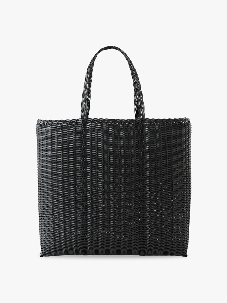 Flat Tote Bag (L) 詳細画像 black 2