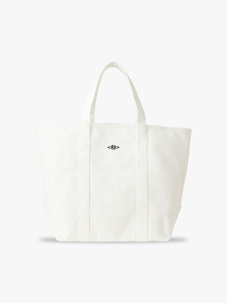 Color Canvas Logo Tote Bag（M） 詳細画像 white