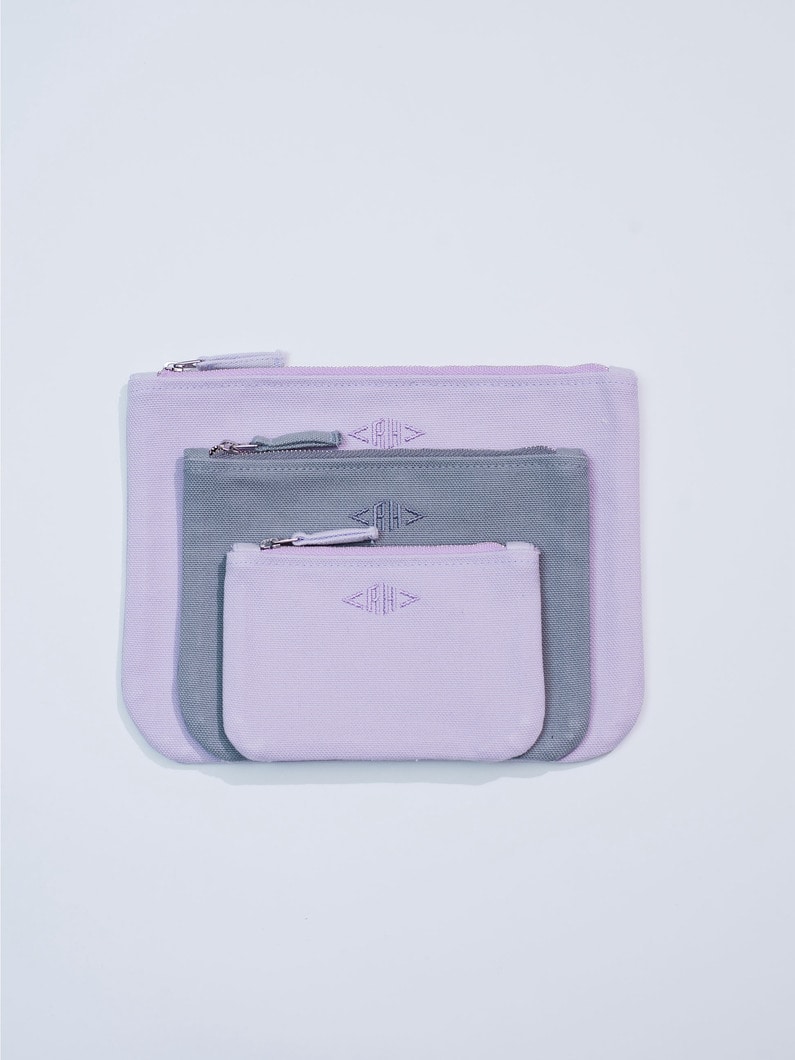 Color Canvas Logo Pouch (S) 詳細画像 lavender 5